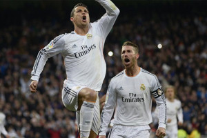 Sergio Ramos Tirukan Selebrasi Khas Ronaldo