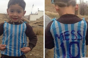 Bocah Pemakai Jersey Messi dari Plastik Kresek Ini Bakal Ketemu Idolanya