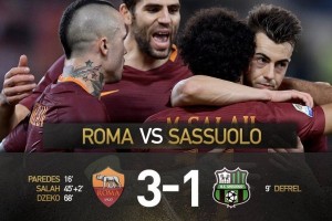 AS Roma vs Sassuolo