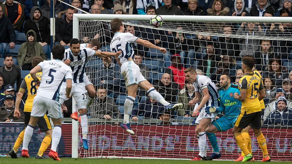 west brom vs arsenal