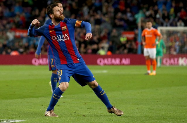 Selebrasi Gol Lionel Messi - Barcelona