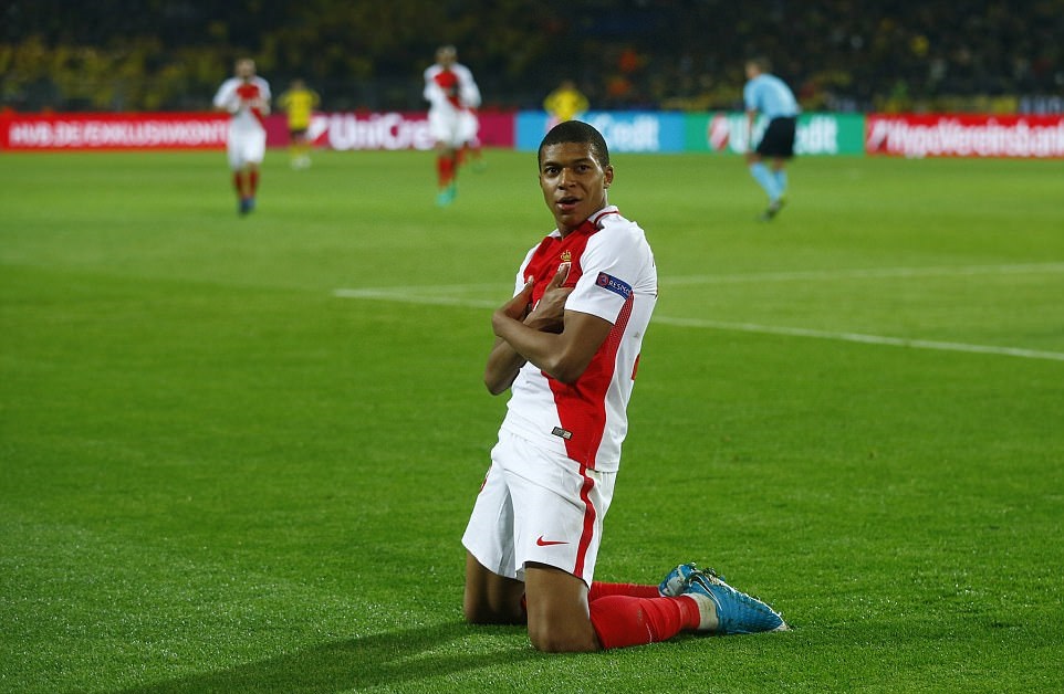 Selebrasi Gol Kylian Mbappe - AS Monaco