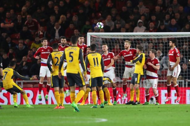 Gol Alexis Sanchez - Arsenal