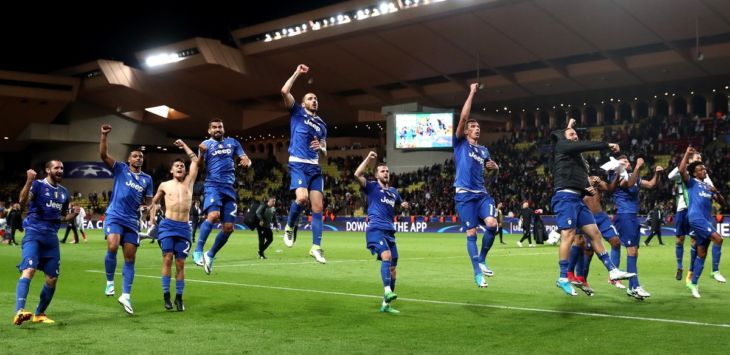 Selebrasi Kemenangan Juventus Usai Pertandingan