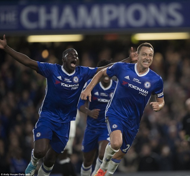 Selebrasi Gol John Terry - Chelsea