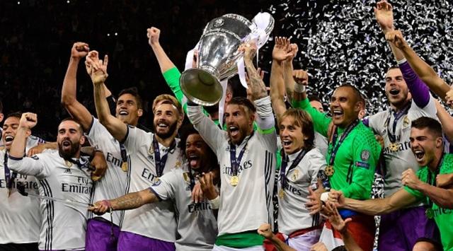 Selebrasi Juara Liga Champions Real Madrid